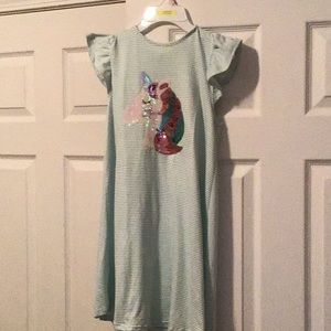 Sequin unicorn dress size 10
